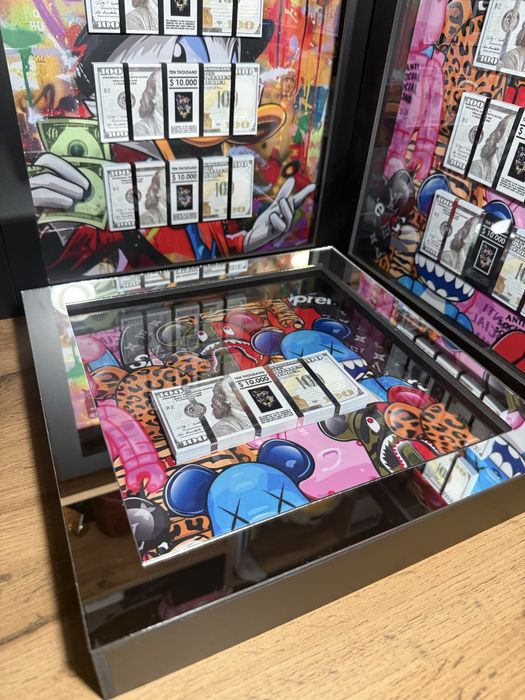 Картина доллар в рамке | ПОДАРОК