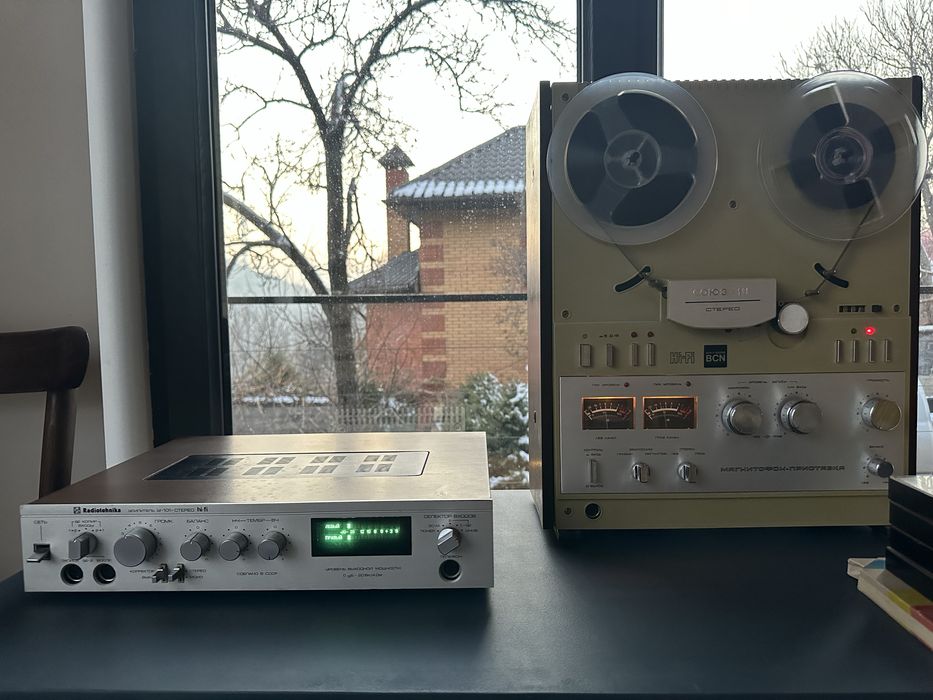 Катушечный магнитофон СОЮЗ 111 стерео