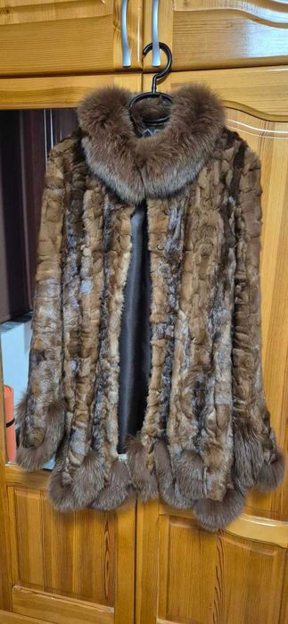 Палто естествена кожа