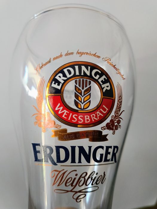Оригинални бирени чаши Erdinger Weissbier – 6 броя (0.5л)