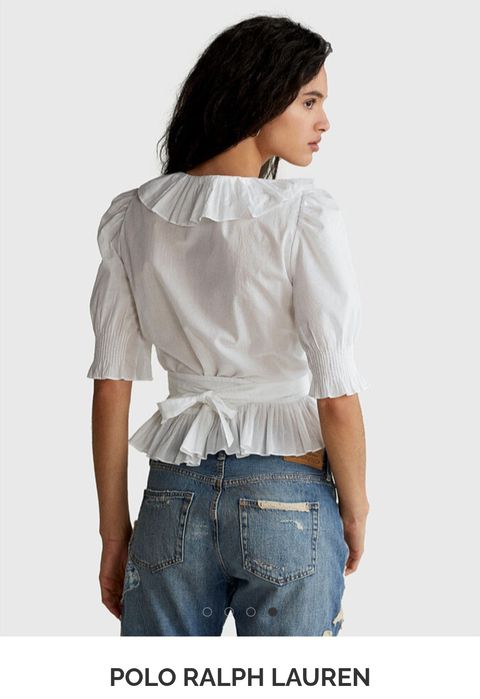 POLO Ralph Lauren бял топ S
