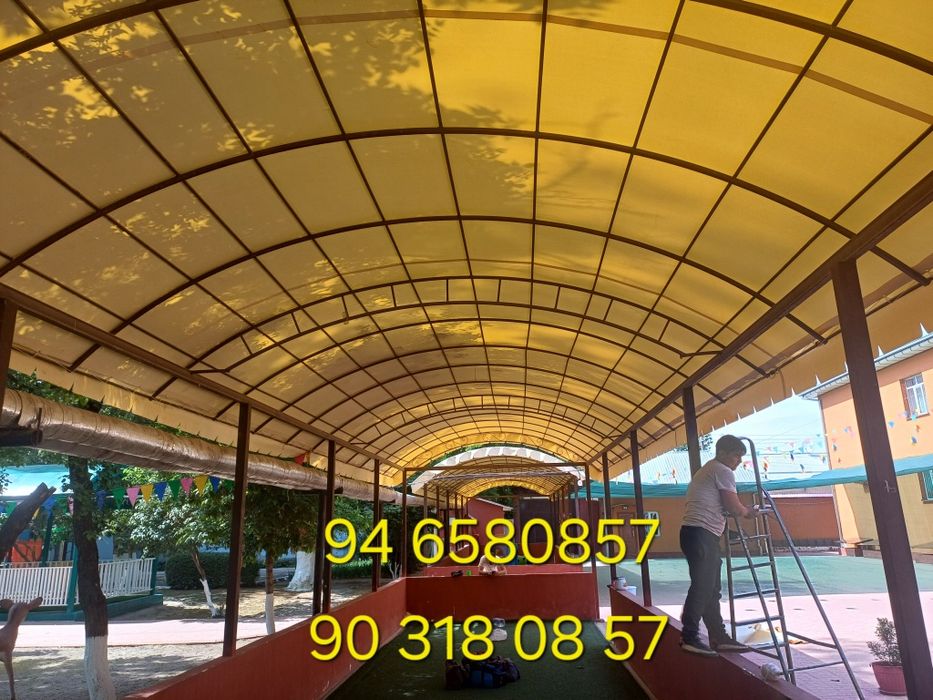 Банер баннер бассен тент сетка baner banner tent bassen установка ки