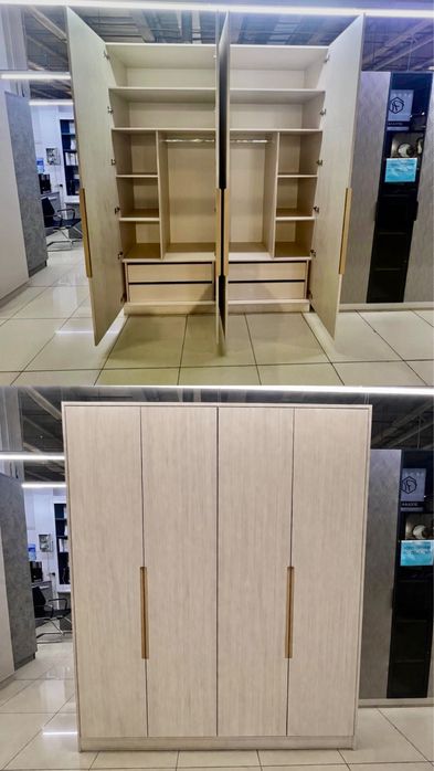 Вместительный шкаф в современном стиле