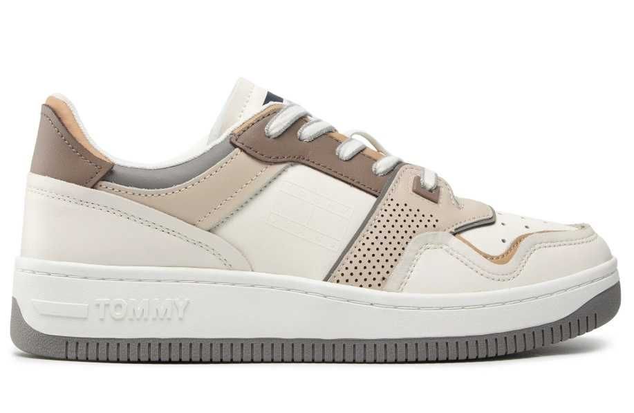 Pantofi sport casual 40 40.5 premium Tommy Hilfiger NOI piele naturala