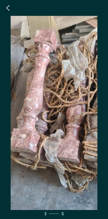 Мраморные балясины