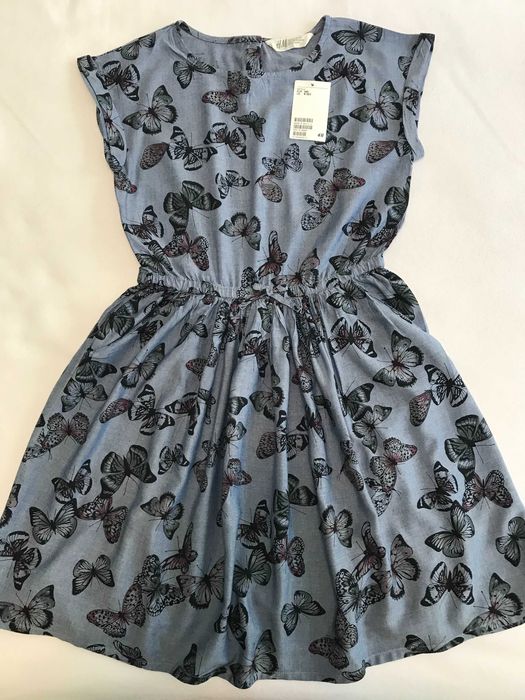 НОВА рокля на пеперуди H&M за момиченце