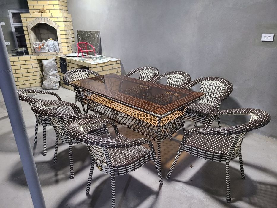 В акции. Столы и стулья из ротанга. Гарантия 3-5 л