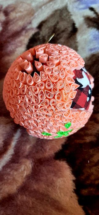 Glob pentru brad din quilling