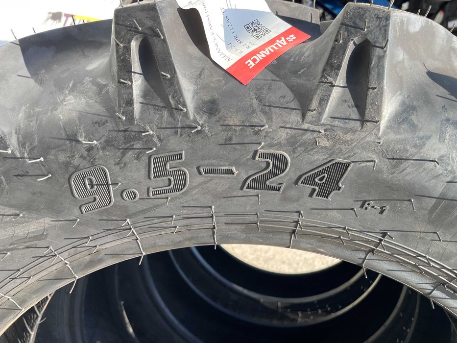 Cauciucuri noi agricole 9.5-24 Alliance Anvelope 8PR Garantie