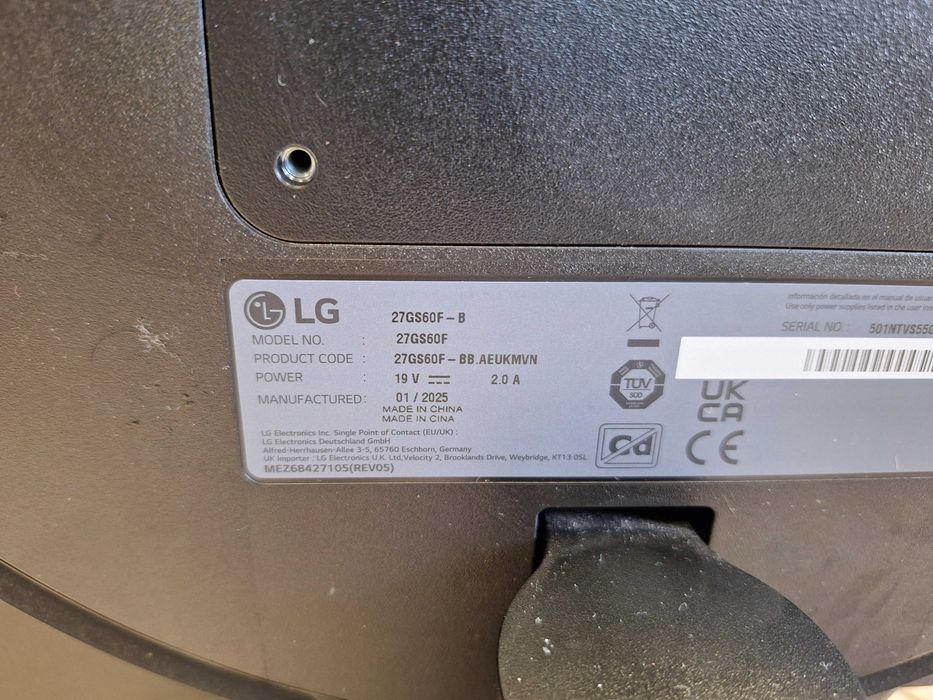 Монитор LG  27GS60F
