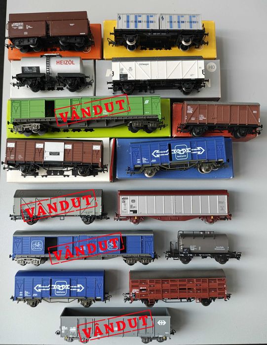Vagoane trenulet electric H0 Trix, Heris, Kleinbahn, Lima etc