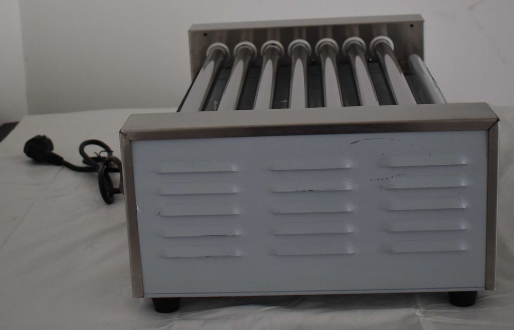Lichidare stoc Aparat prajit carnati hot-dog 7 role -TRANSPORT GRATUIT
