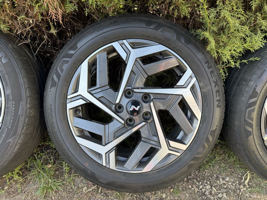 Оригинални джанти Hyundai N Line 18’, неразличими от нови.