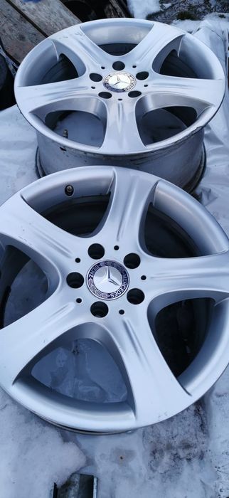 Jante Mercedes 17" și anvelope Vară Nokian