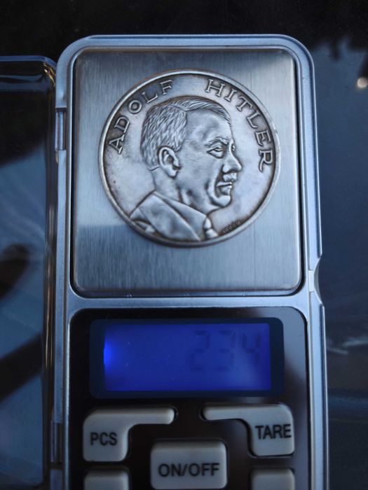 Moneda rară din argint, Adolf Hitler