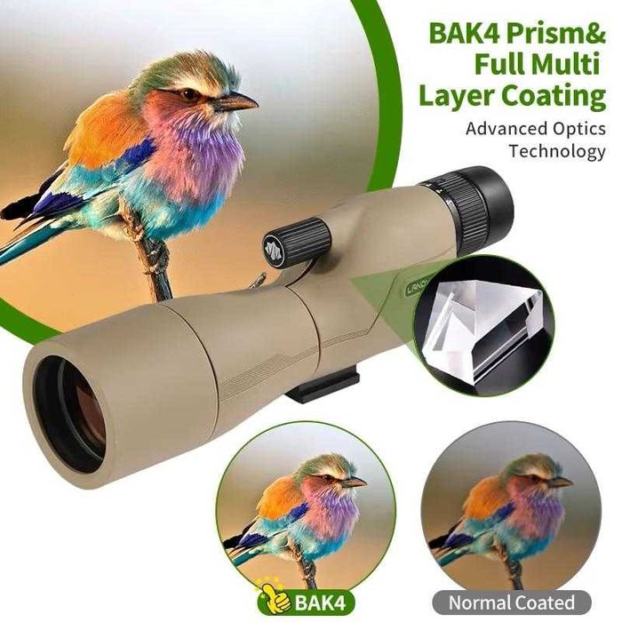 Бежов 25-75×60 зрителен телескоп Zoom TelescopeМощен водоустойчивBAK4