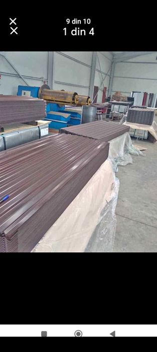 Tablă cutată colorată livrăm toată țara oferim livrare gratuită la dom