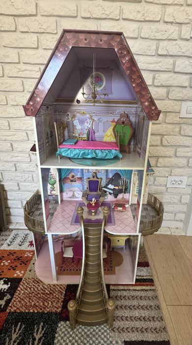 Casuta de Papusi din lemn Printesa - Belle Disney