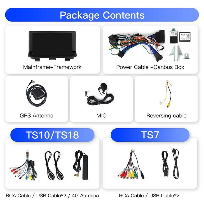 Navigatie Android 14 Audi Q3 2011 -2018 Waze YouTube CarPlay + CAMERA