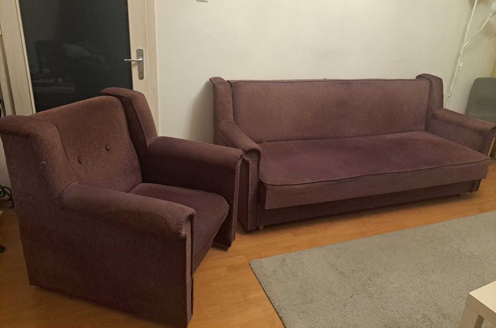 Super oferta set canapea și 2 fotolii