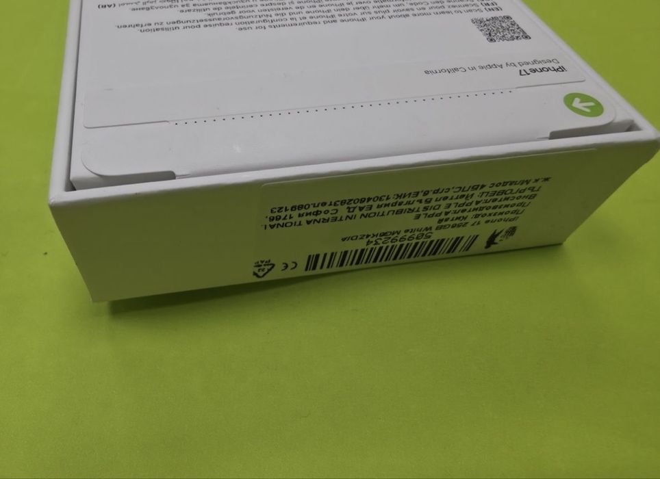 ***ЗАПЕЧАТАН 256GB iPhone 17 Yettel Гаранция 3г. 2029 White | Бял
