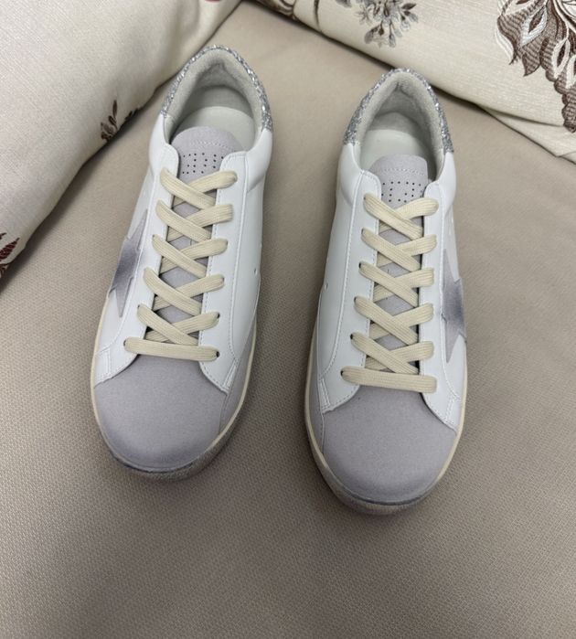 ULTIMELE PERECHI!! Adidasi / Sneakers Golden Goose Superstar Alb  Marime 39 Unisex