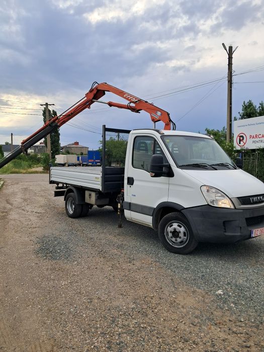 Iveco daily 35c15 basculabil cu macara