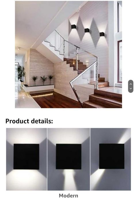 Kingwei 4 x LED стенна лампа  вътрешна външна водоустойчива