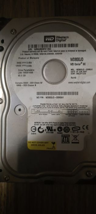 HDD 80Gb Western Digital