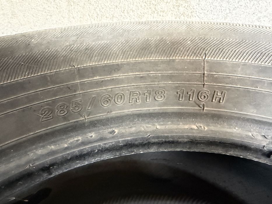 Yokohama 285/60 R18 летные ризины