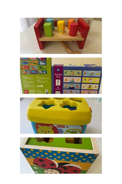 Детски игри (сортери, пъзели, hammer bench)