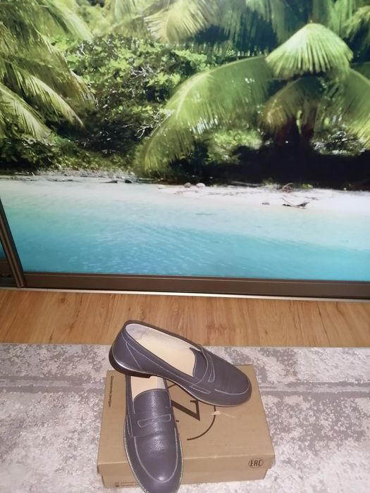 Лоферы кожаные,размер 40