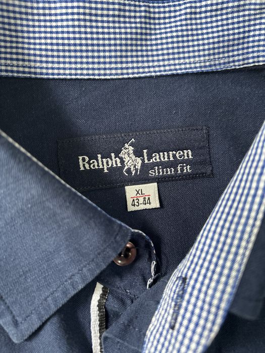 Синяя рубашка Ralph Lauren