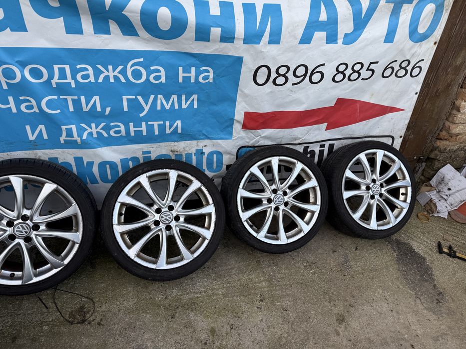 17 5х100 джанти с летни гуми