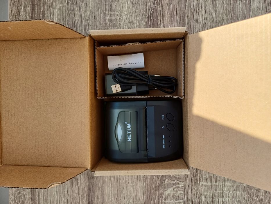 Imprimanta termica mobila 58 mm, USB, Bluetooth