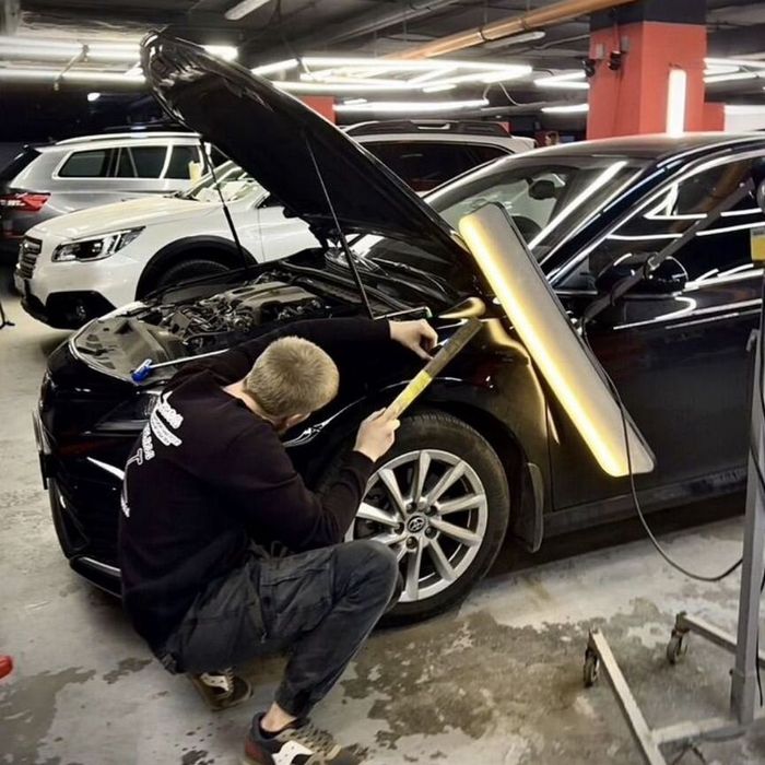 Удаление вмятин без покраски PDR