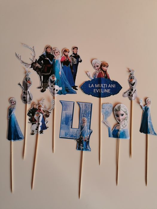 Topper banner decorațiuni tort propper personaje copii