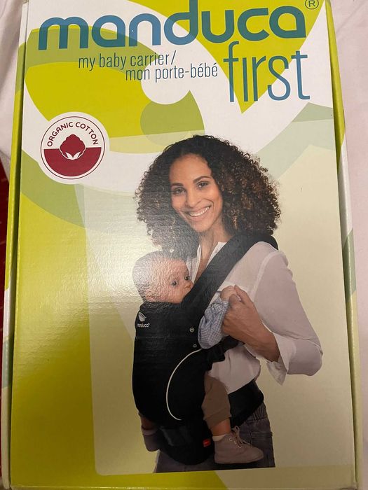 Marsupiu Manduca First Pure Cotton Night Blak  nou