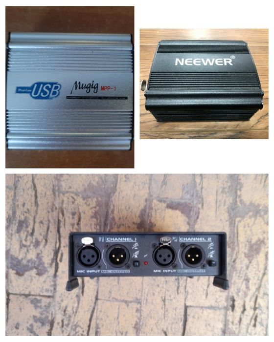 Mugig / PROEL / Neewer NW100  phantom power adaptor