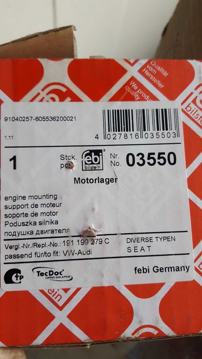 Placute frana si suport motor