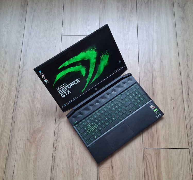 15.6' 144Hz HP Ryzen 7 5800H/NVIDIA 1650 4GB GDDR6/12GB/256GB SSD+1TB