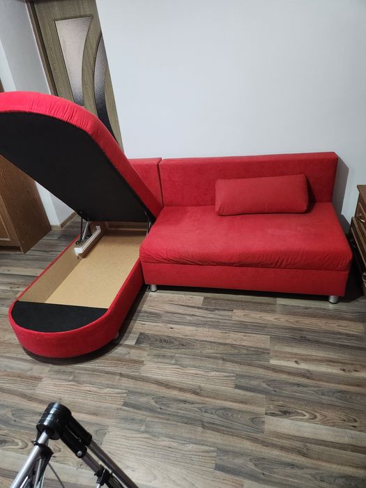 Coltar extensibila cu lada de depozitare