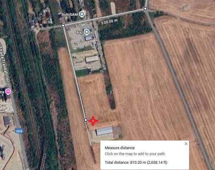 Teren Industrial 5.000 mp Brazi PH, A3 (800 m), POT 70%, 46 m deschid.