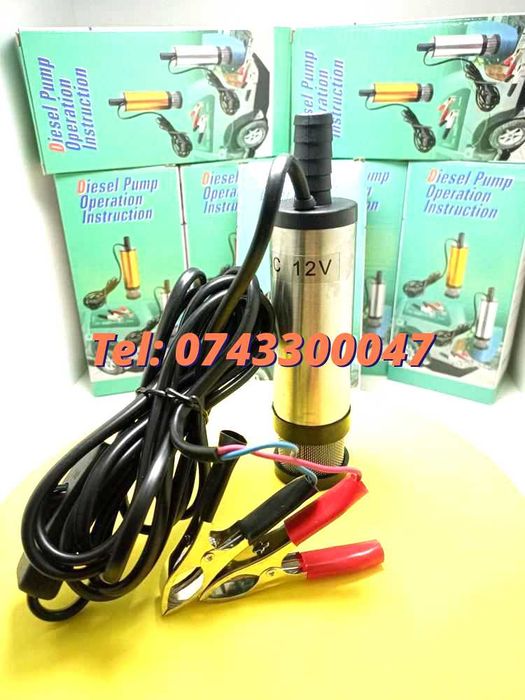 New Pompa 12v Auto Submersibila 12v 12 Lmin 38mm Mutare Combus