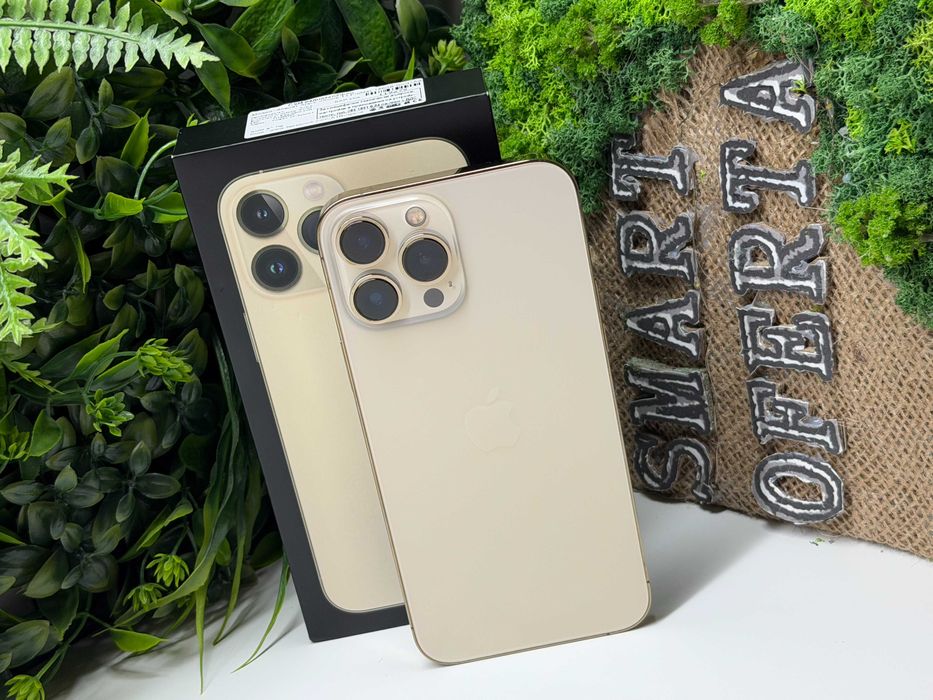 *пРоМо* iPhone 13 Pro Max 128GB Gold Като Нов !