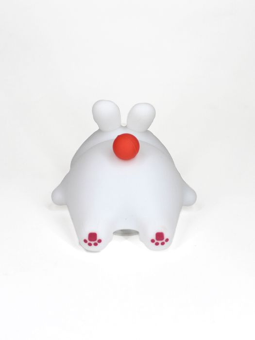 Светильник в виде кролика. Силиконовый. Светиться при касание.