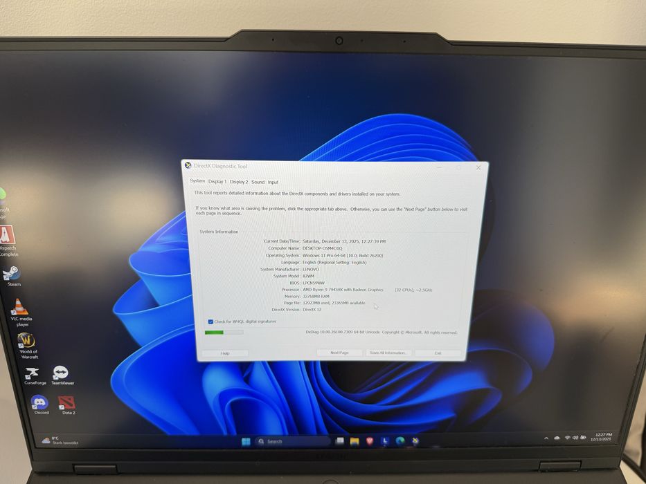 Lenovo Legion 5 Pro 16ARX8 2024 ( 2 ani garantie Premium Care)