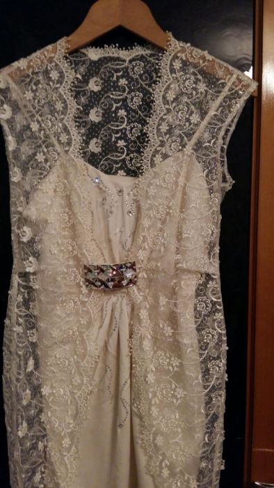 Платье вечернее с накидкой