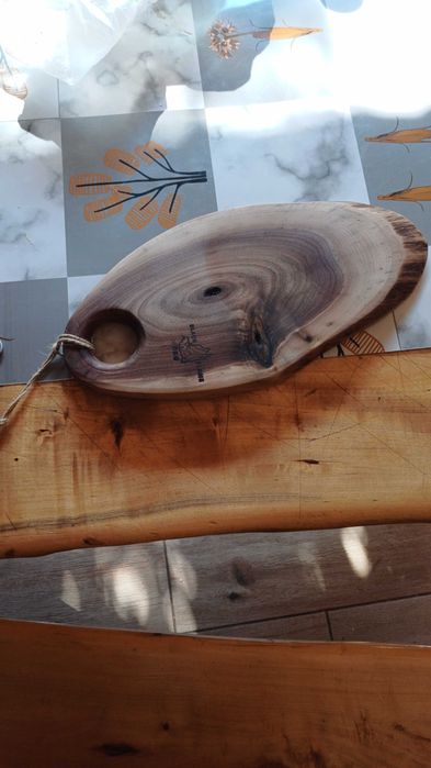 Fund de lemn facut acasa