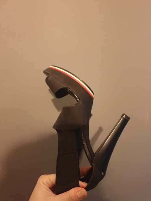 Miss sixty кожени сандали/обувки на висок ток